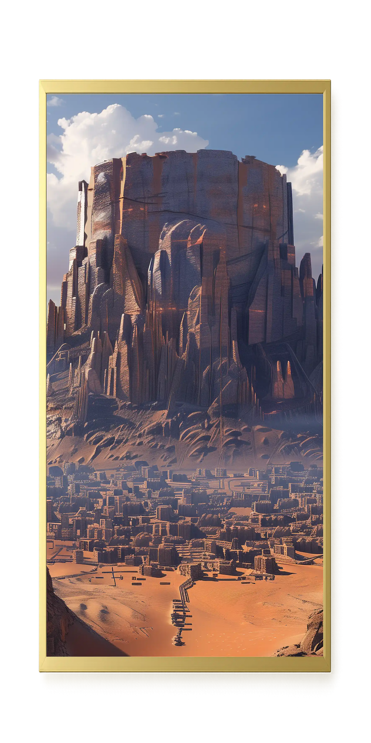 Central Mountain Canvas Wall Art