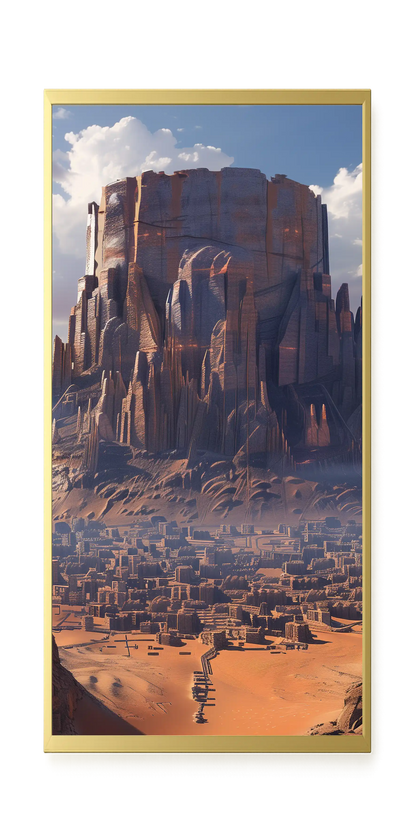 Central Mountain Canvas Wall Art