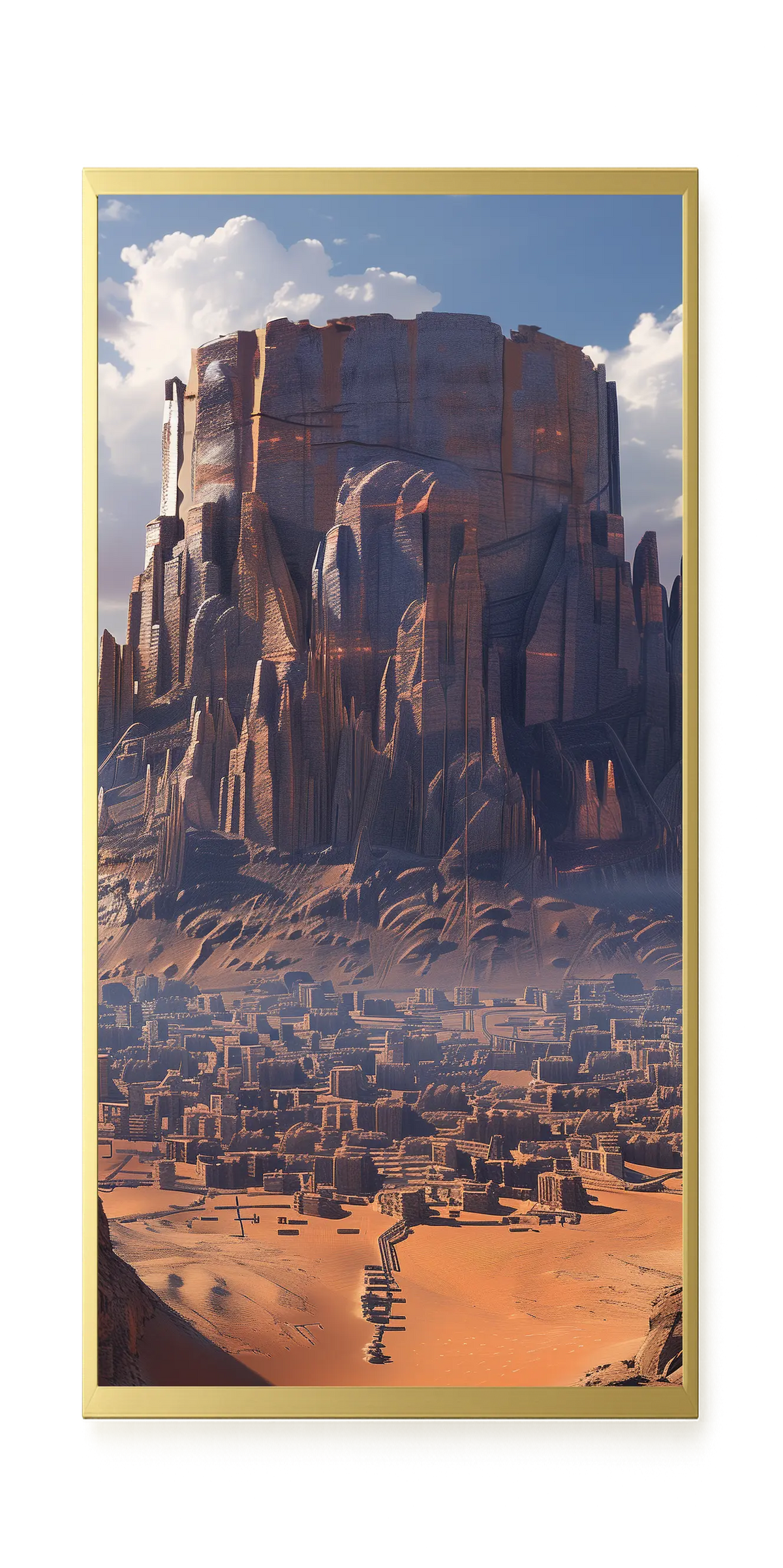 Central Mountain Canvas Wall Art