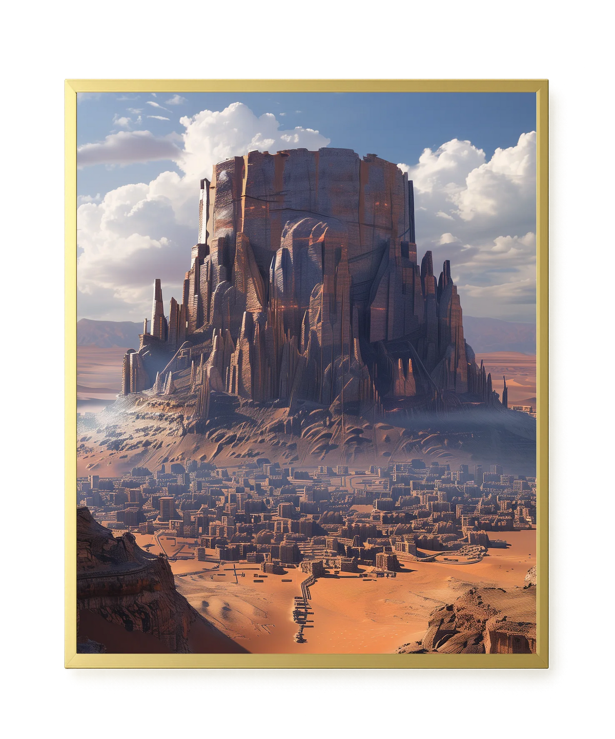 Central Mountain Canvas Wall Art