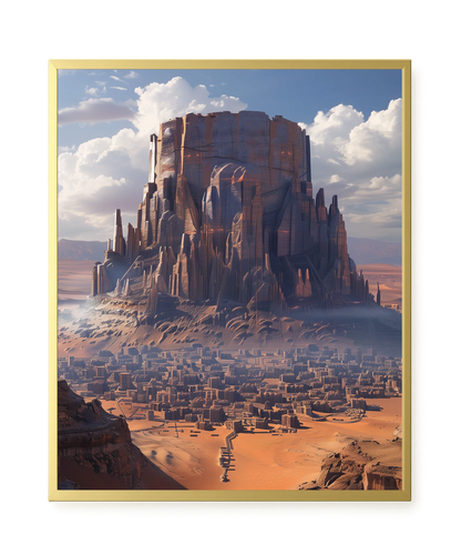Central Mountain Canvas Wall Art