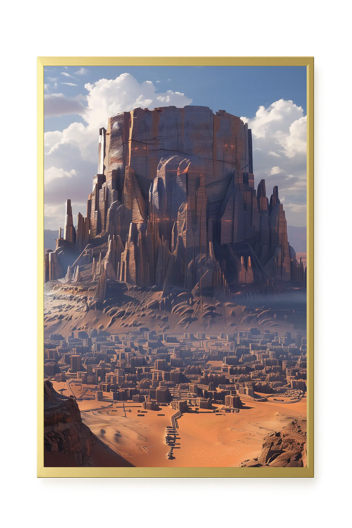 Central Mountain Canvas Wall Art