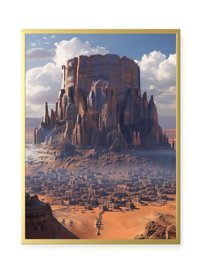 Central Mountain Canvas Wall Art
