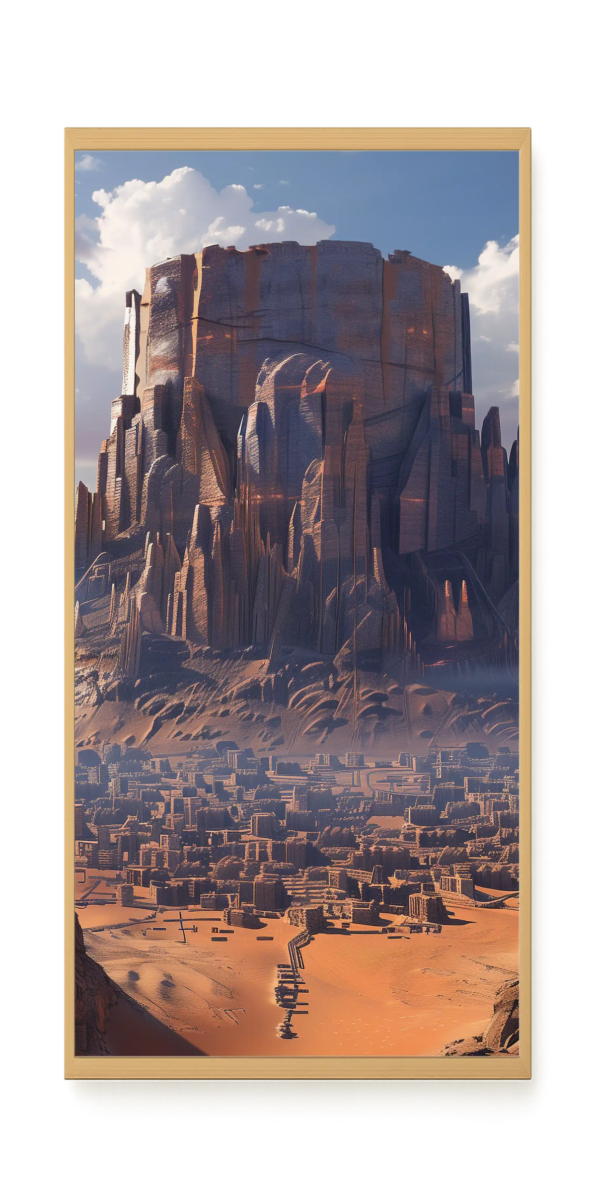 Central Mountain Canvas Wall Art
