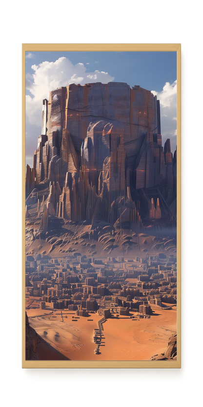 Central Mountain Canvas Wall Art