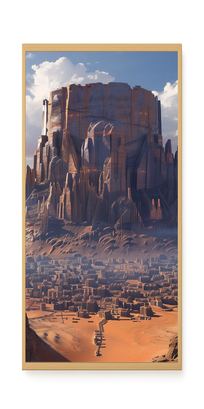 Central Mountain Canvas Wall Art