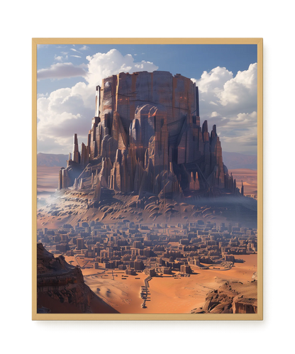 Central Mountain Canvas Wall Art