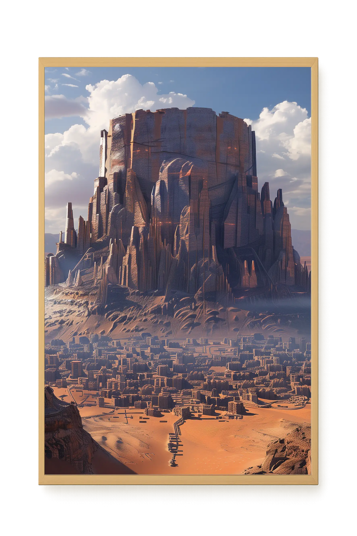 Central Mountain Canvas Wall Art