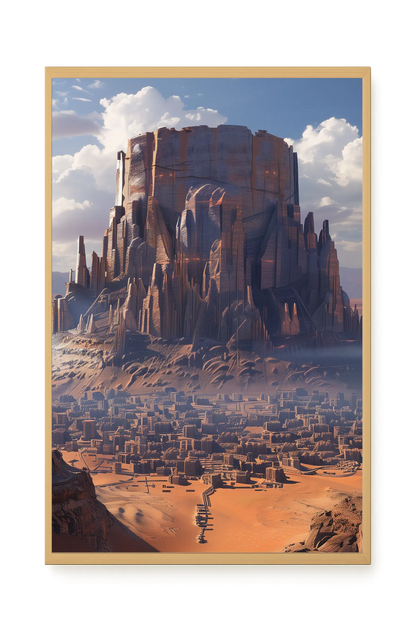 Central Mountain Canvas Wall Art