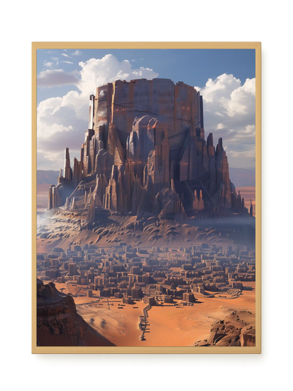 Central Mountain Canvas Wall Art