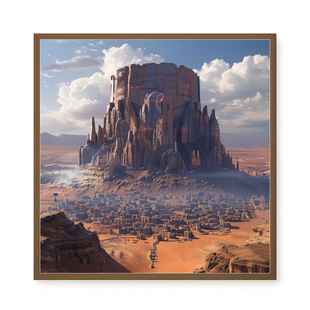 Central Mountain Canvas Wall Art