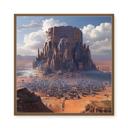 Central Mountain Canvas Wall Art