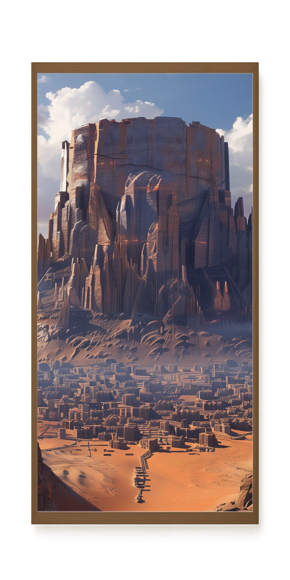 Central Mountain Canvas Wall Art