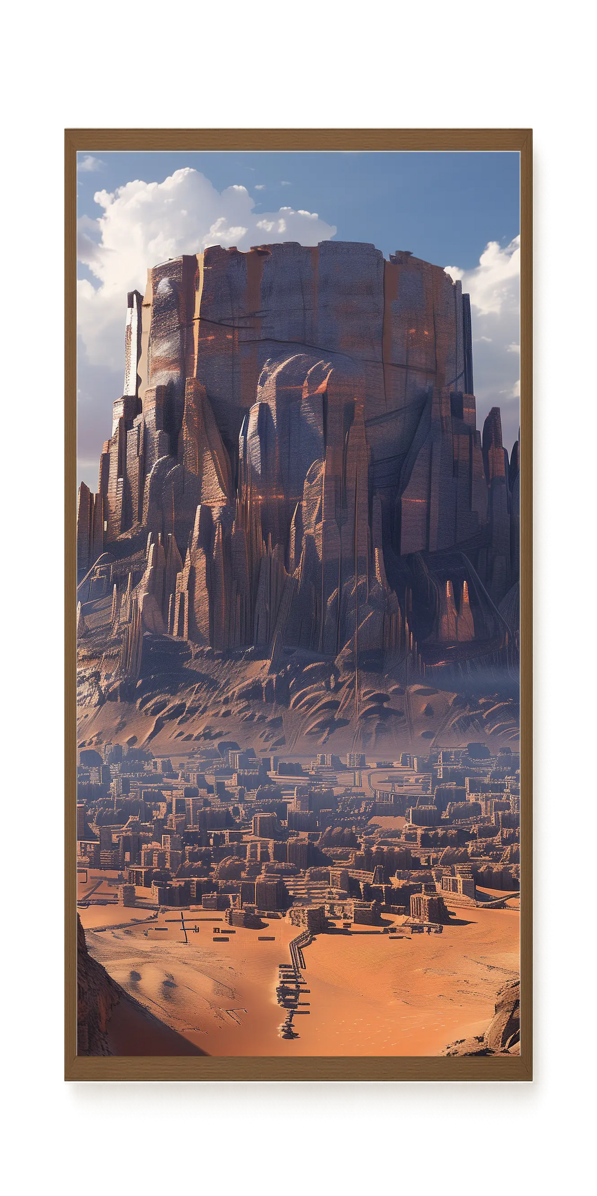 Central Mountain Canvas Wall Art