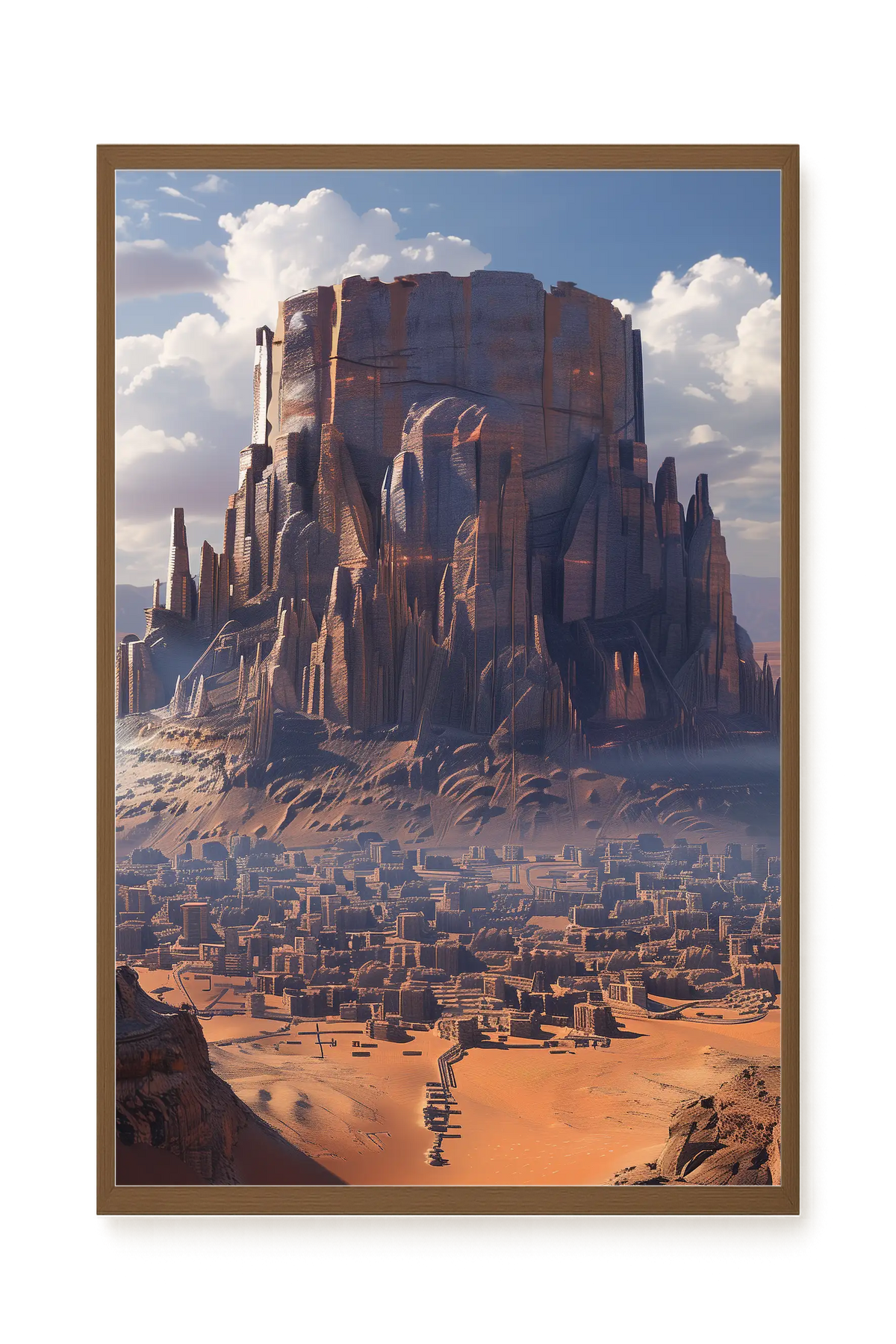 Central Mountain Canvas Wall Art