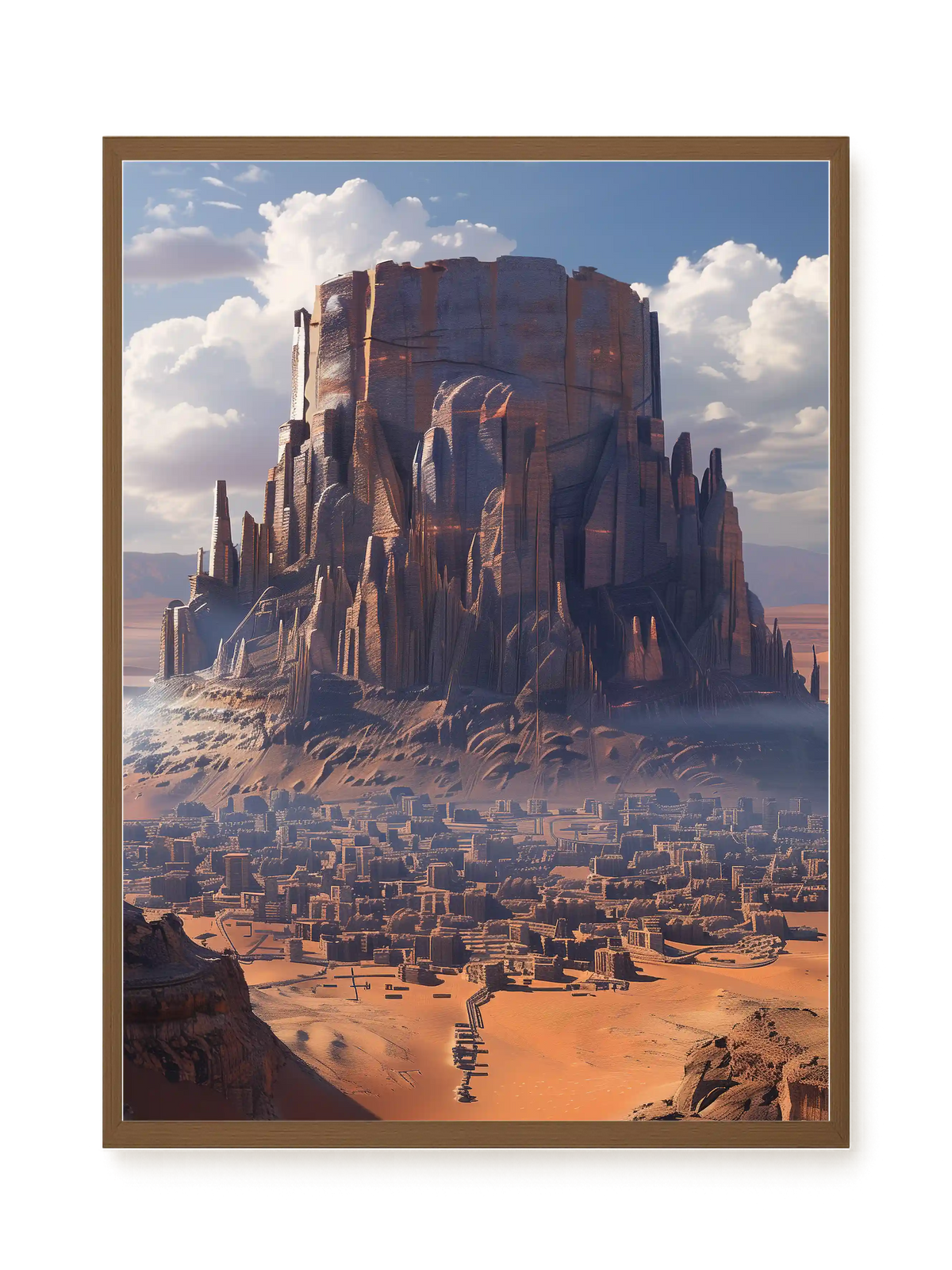 Central Mountain Canvas Wall Art