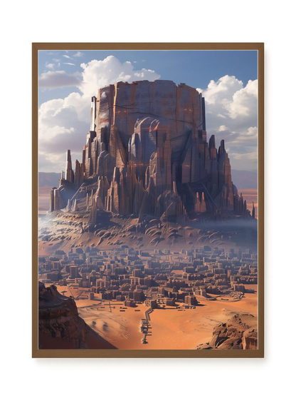 Central Mountain Canvas Wall Art