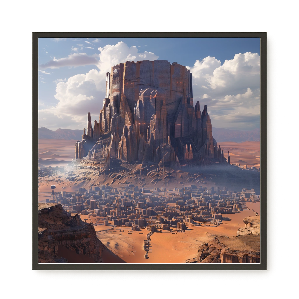 Central Mountain Canvas Wall Art