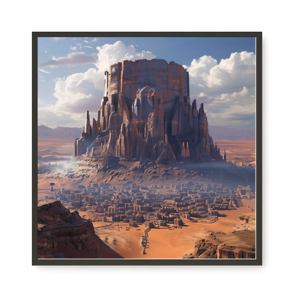 Central Mountain Canvas Wall Art