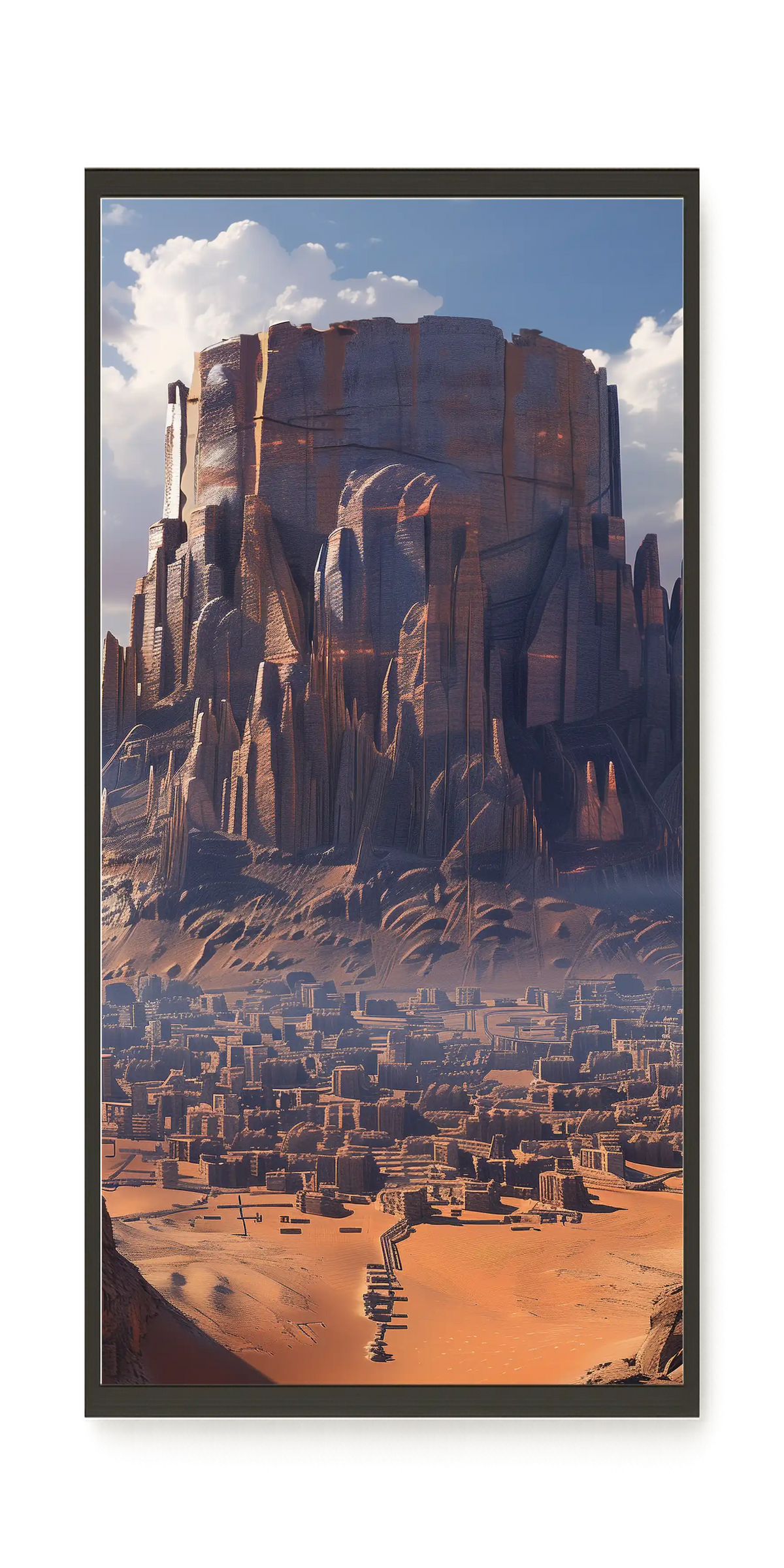 Central Mountain Canvas Wall Art
