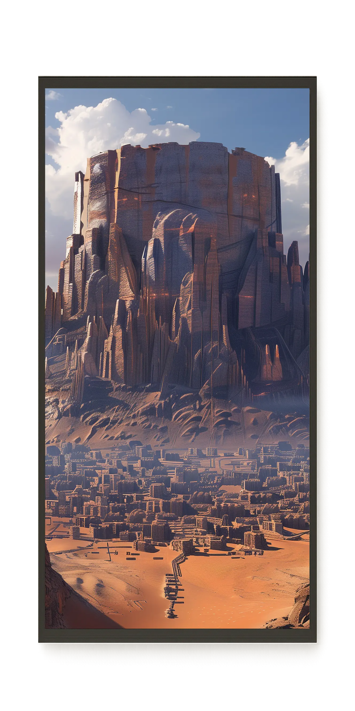 Central Mountain Canvas Wall Art