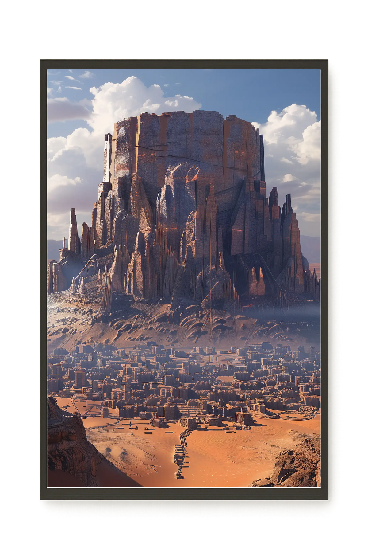 Central Mountain Canvas Wall Art