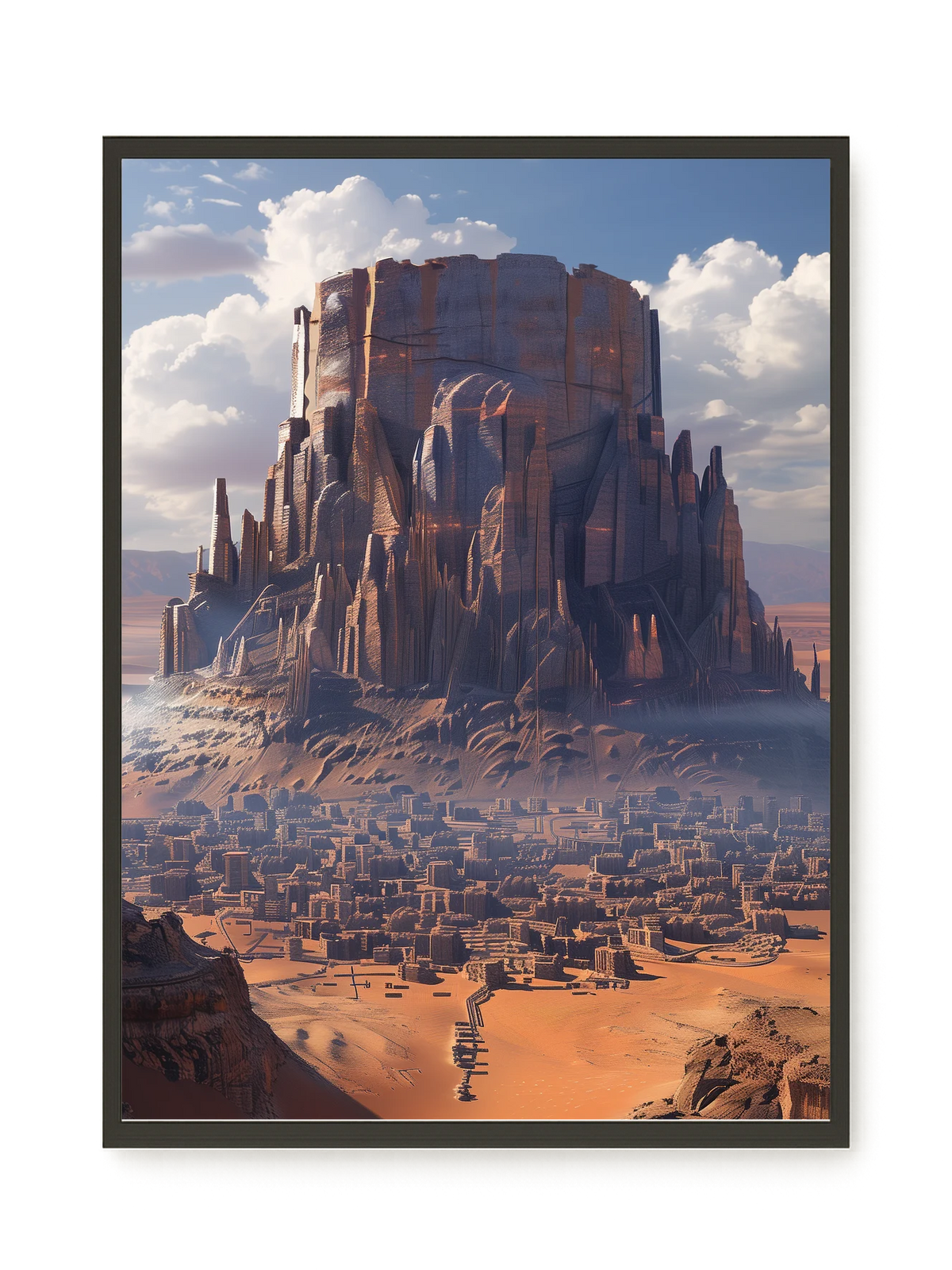 Central Mountain Canvas Wall Art