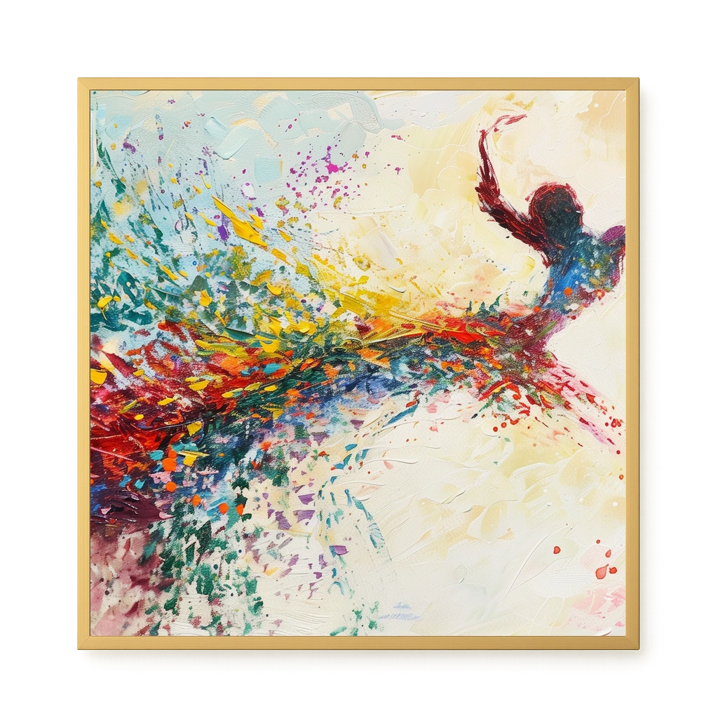 Free Leap Canvas Print
