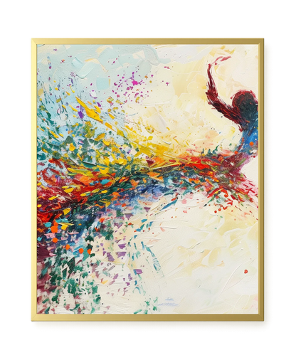 Free Leap Canvas Print