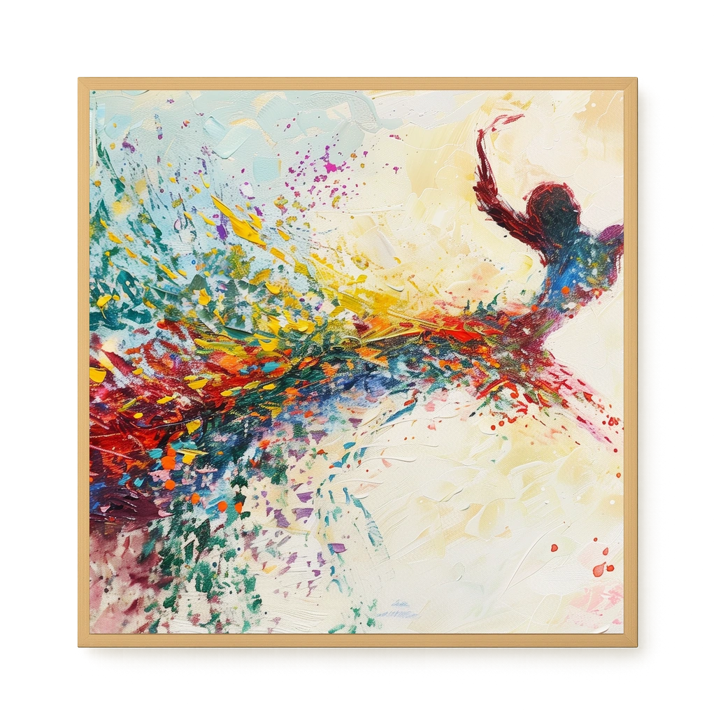Free Leap Canvas Print