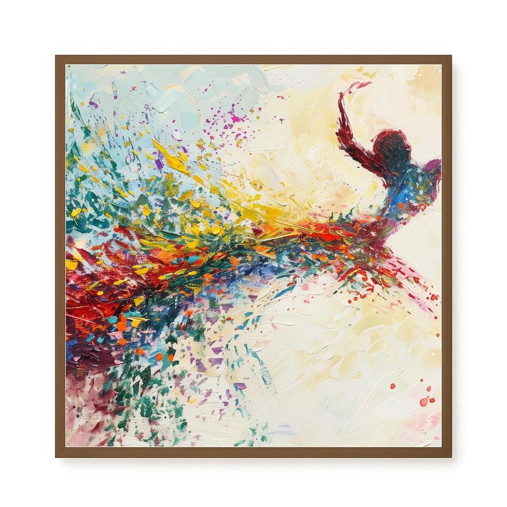Free Leap Canvas Print