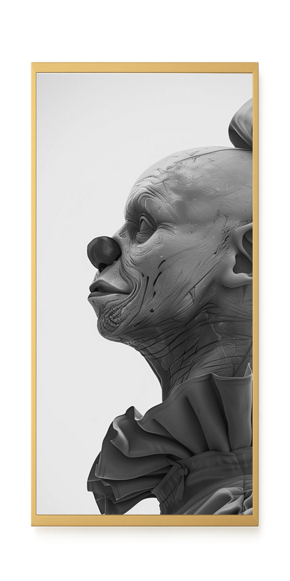 Side Clown Canvas Print