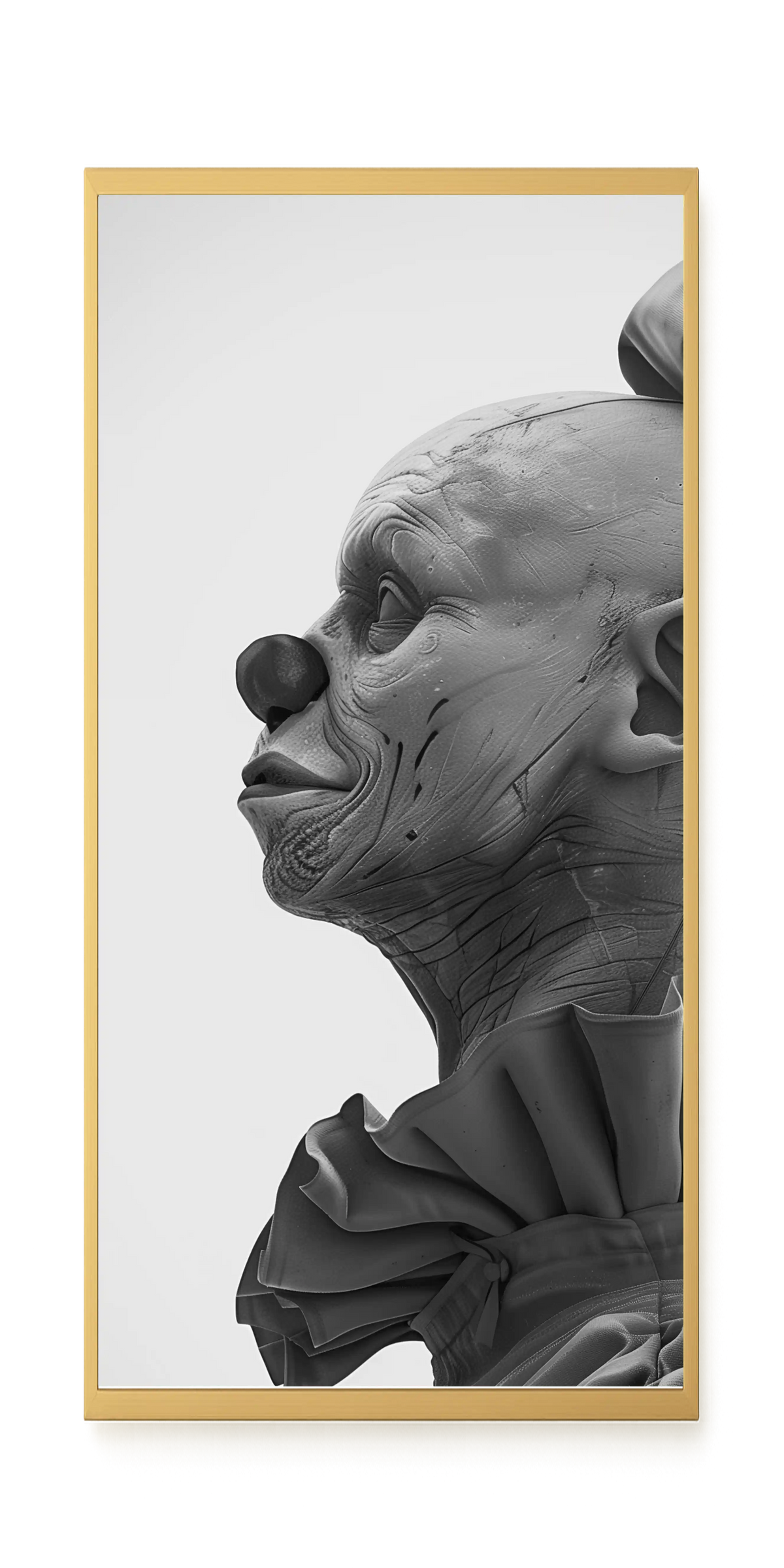 Side Clown Canvas Print