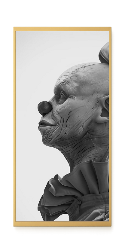 Side Clown Canvas Print