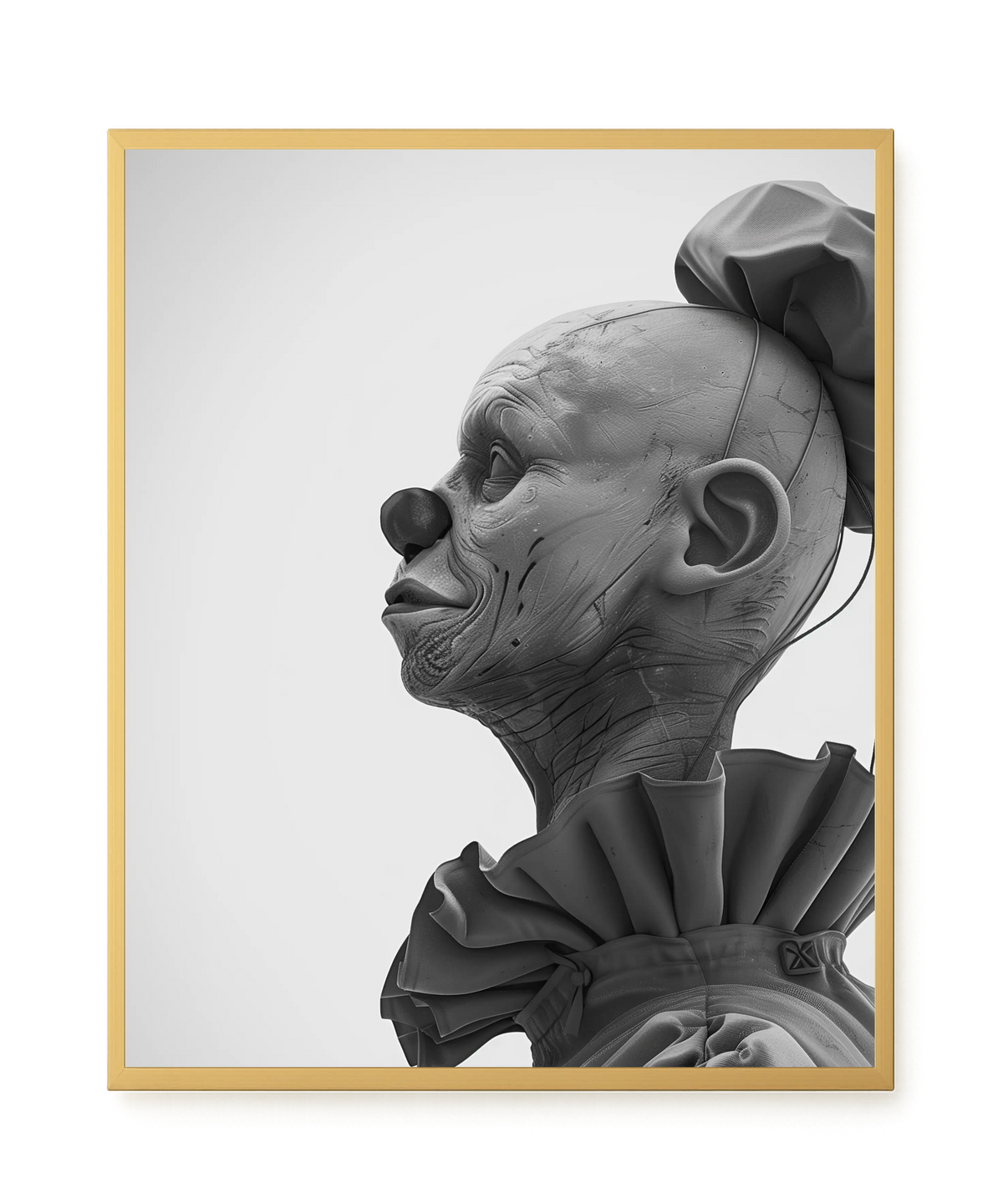 Side Clown Canvas Print