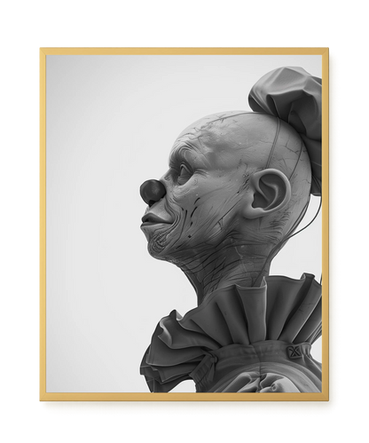 Side Clown Canvas Print