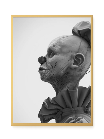 Side Clown Canvas Print