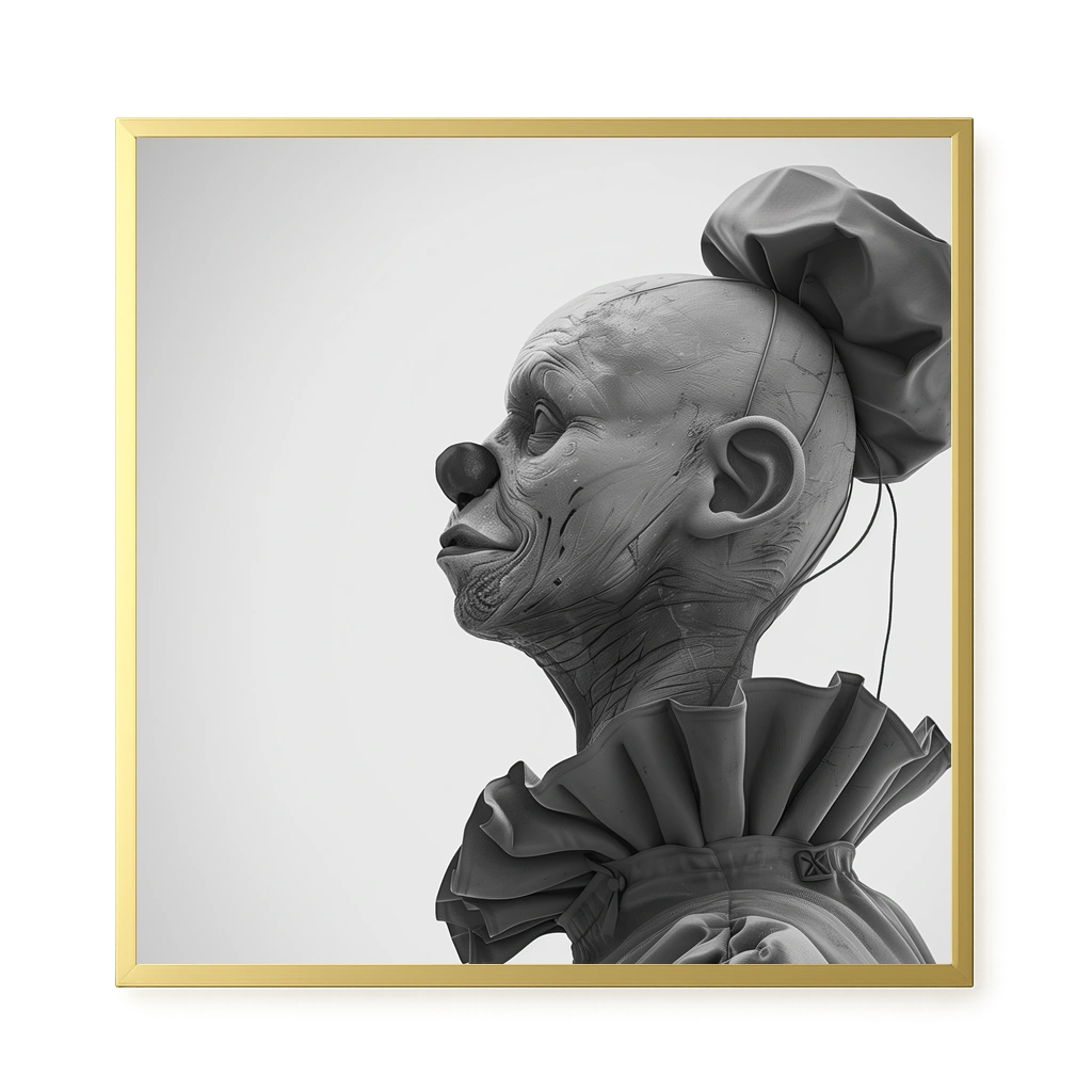 Side Clown Canvas Print