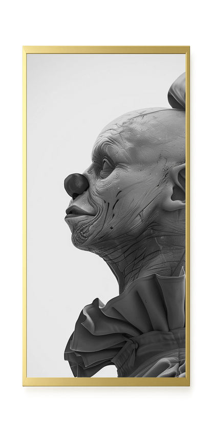 Side Clown Canvas Print