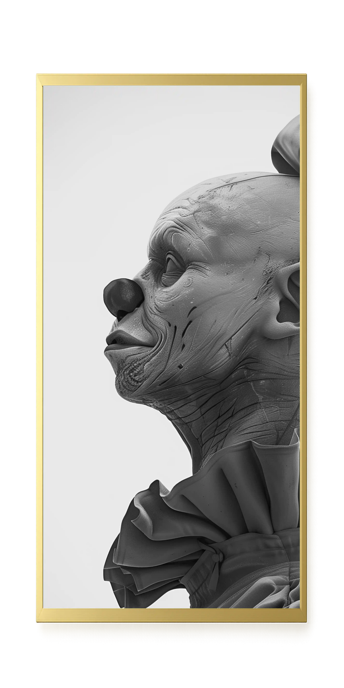 Side Clown Canvas Print