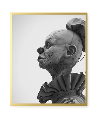 Side Clown Canvas Print