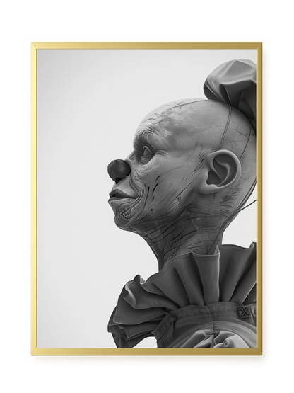 Side Clown Canvas Print