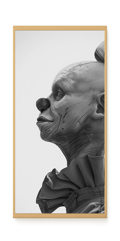 Side Clown Canvas Print
