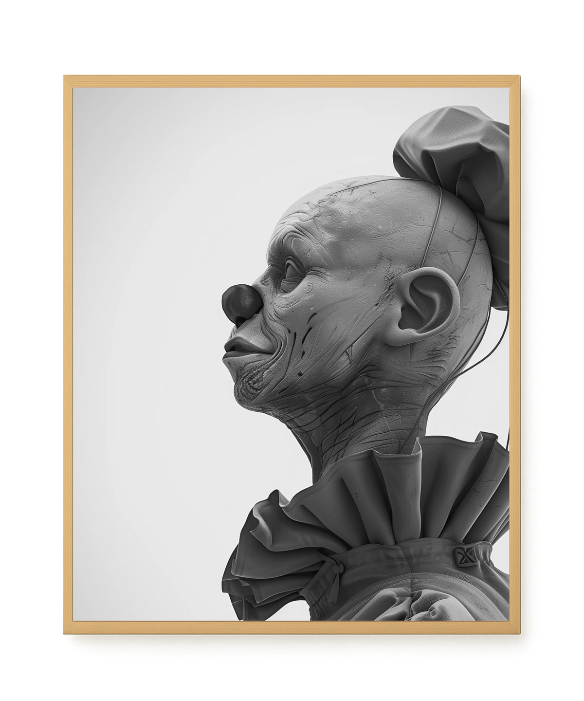 Side Clown Canvas Print