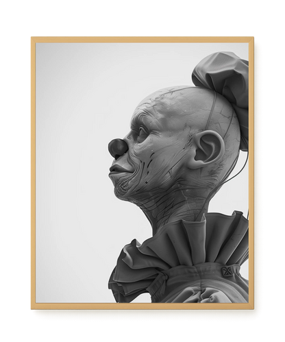 Side Clown Canvas Print