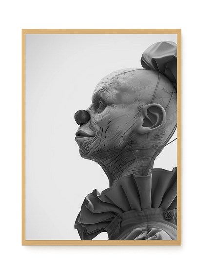 Side Clown Canvas Print