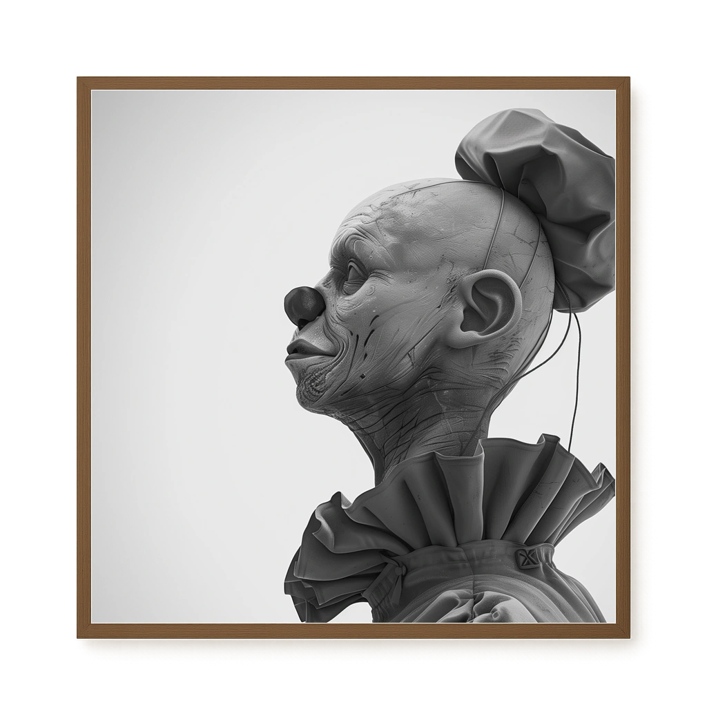 Side Clown Canvas Print