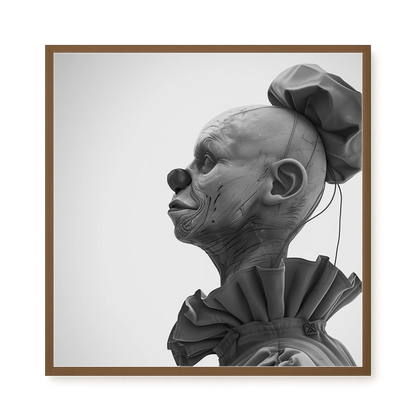 Side Clown Canvas Print