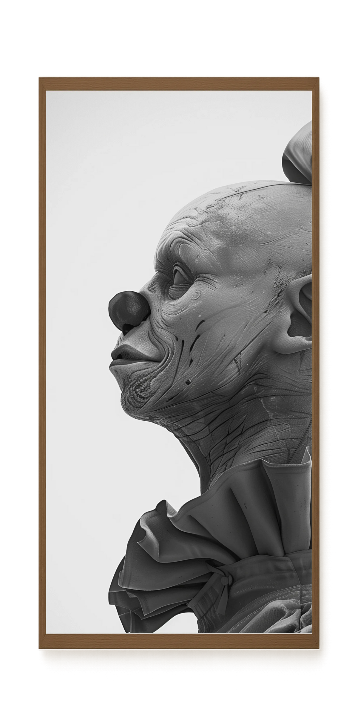 Side Clown Canvas Print