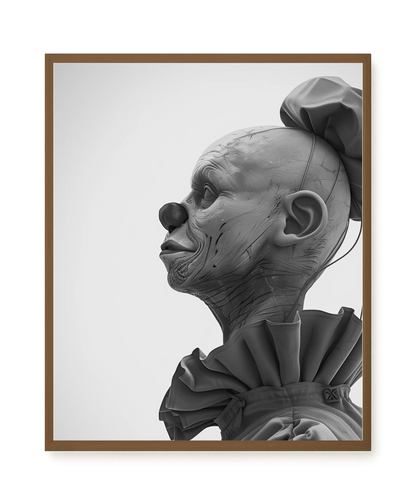 Side Clown Canvas Print